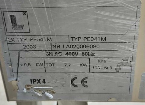 Φούρνος Ηλεκτρικός Κυκλοθερμικός Με Υγρασία Ψεκασμού 4 Θέσεις 60x40Cm LAINOX Μεταχειρισμένος 